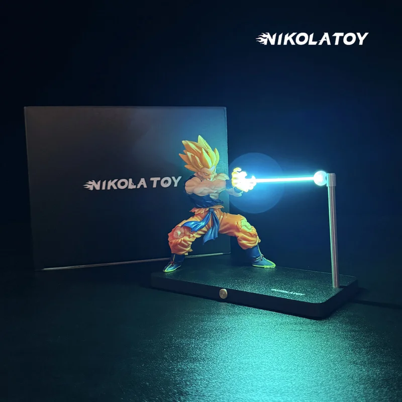 New NIKOLATOY Dragon Ball Surrounding Turtle Sect Qigong Night Light Magnetic Attraction Kakarot Atmosphere Night Light Ornament