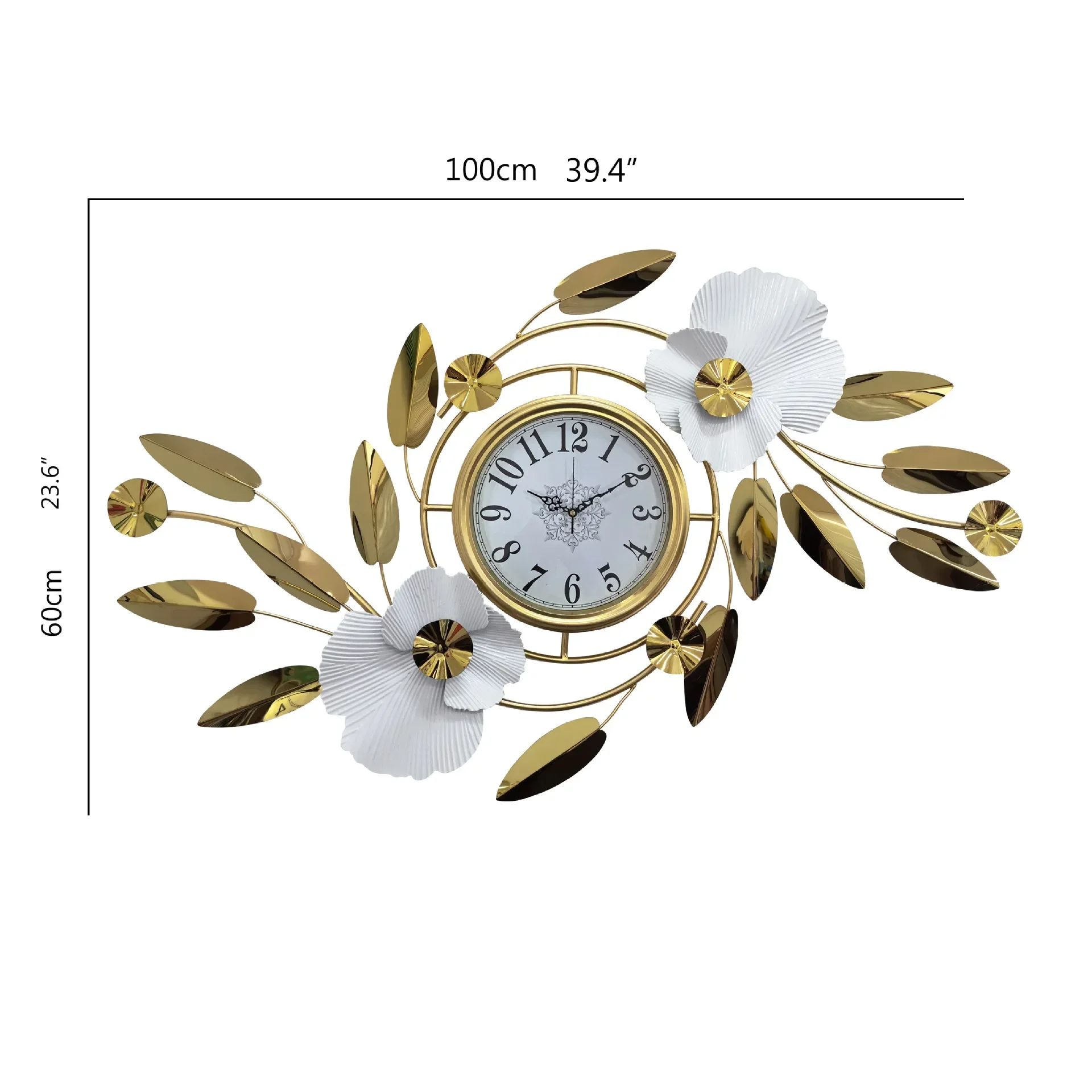 

Fashion clock, living room modern simple home decoration clock, wall-mounted creative dining room wall clock