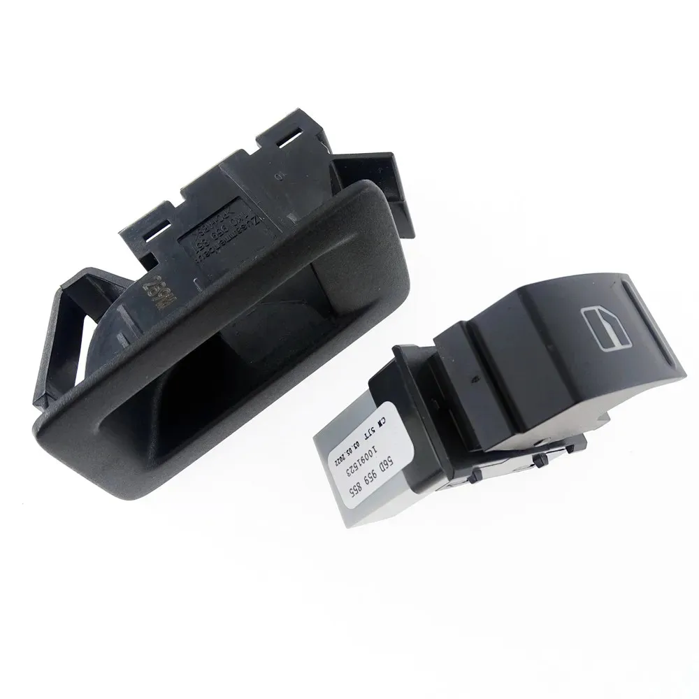 

Passenger Side Window Electric Adjust Switch + Switch Frame For Passat B6 Golf MK5 Seat Leon 1F0959527 1KD 959 855 7L6 959 855B