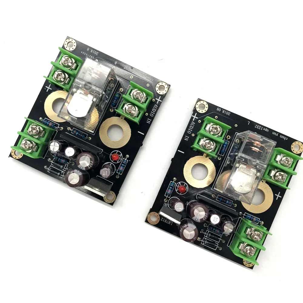 LUSYA UPC1237 LM7812 16A AC12V-18V HiFi Power Amplifier Speaker Protection Circuit Assembled Board