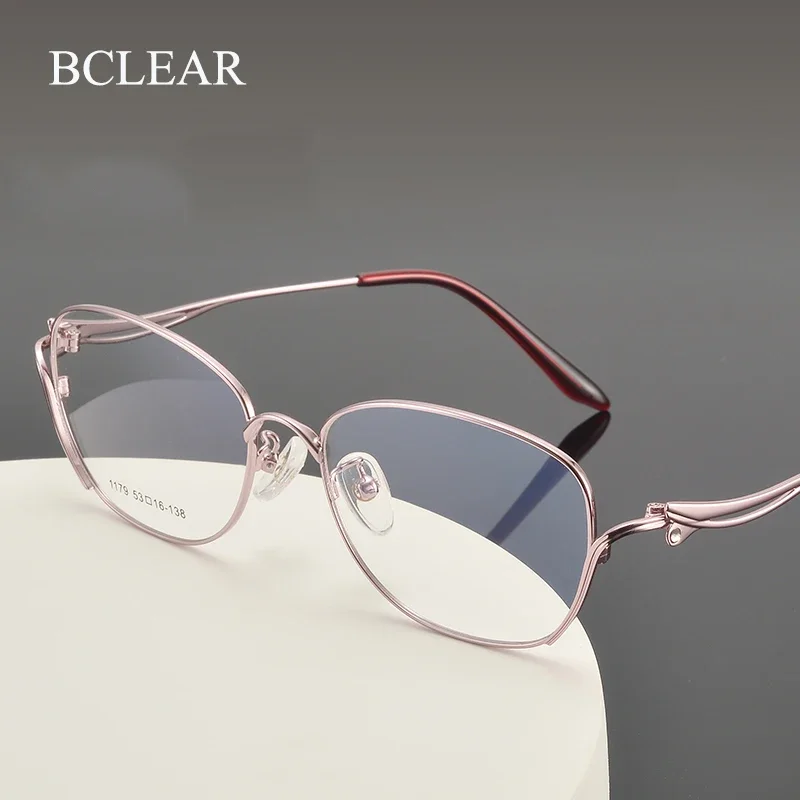 BCLEAR New Sexy Cat Eye Glasses Women Design Transparent Eyewear Brand Designer Vintage Clear Eyeglasses Optical Frame Oculos