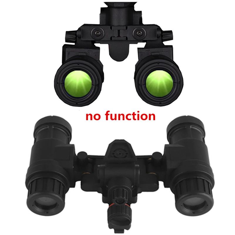 AN/PVS31 Dual Tube Binocular Night Vision Goggles Dummy Props Airsoft Helmet, No Function Model for Wilcox G19/G24/G30/G34/G69