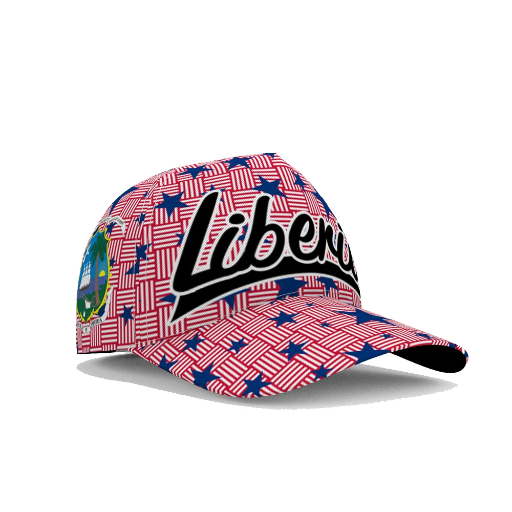 Liberia Baseball Caps Custom Made Name Number Team Logo Lr Hat Lbr Country Travel Liberian Nation Republic Flag Photo Headgear