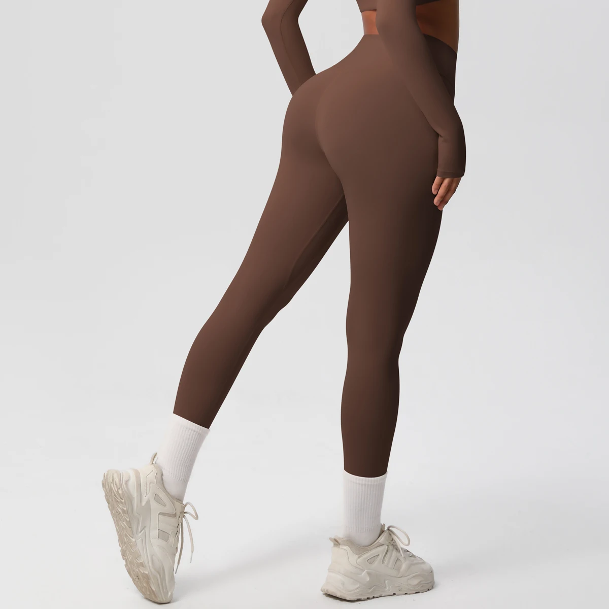 Yoga-Leggings, hohe Taille, nacktes Gefühl, Leggings für Damen, Fitness, Laufen, Yoga-Hose, Energie, Fitnessstudio, enge Leggings, lässige Workout-Leggings – Detail 5