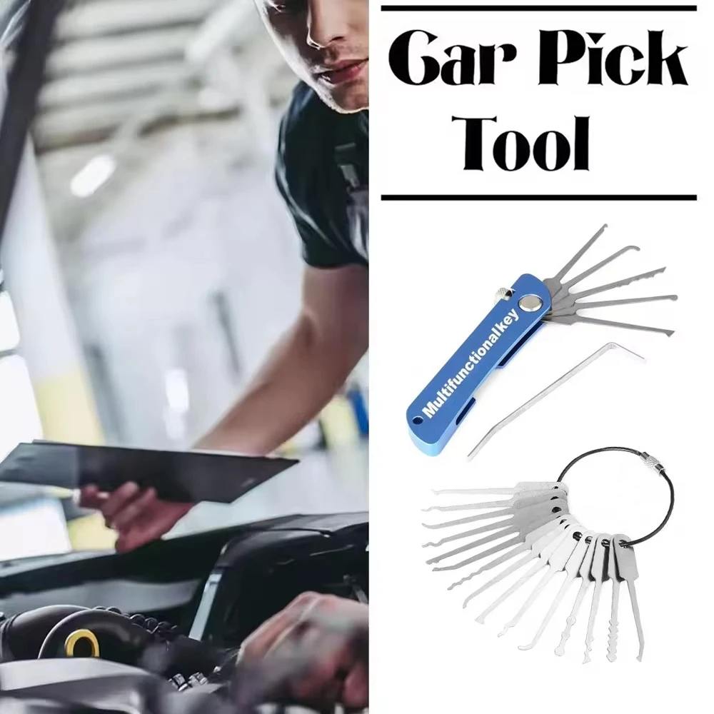 23 قطعة هوك يختار مجموعة أدوات إزالة الصواميل أداة Depinning موصل كهربائي دبوس أداة إزالة الصواميل عدة لمجموعة أدوات السيارات السيارات #4