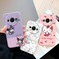 Cartoon Phone Case For Xiaomi Redmi A3 4G Love Anti-drop Cinnamoroll Kuromi Hello Kitty Silicone Shockproof Redmi A 3 Back Cover