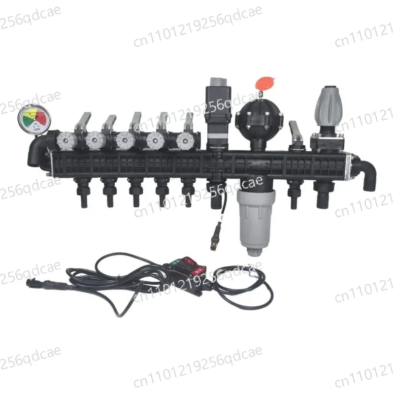 Intelligent spray water separator, electronically controlled backwater independent constant pressure adjustment, dispenser acc