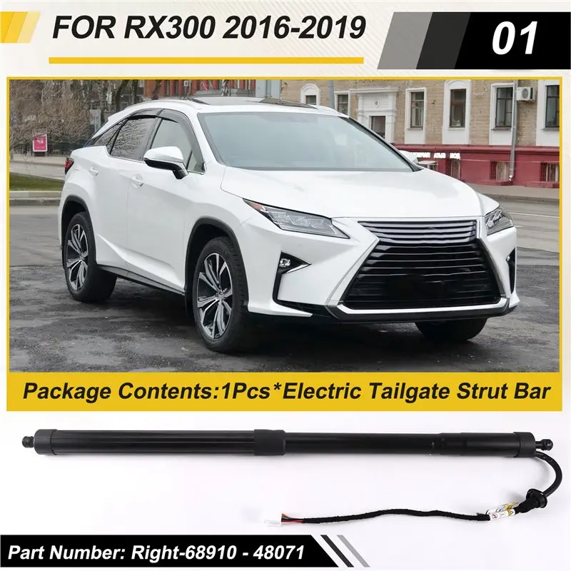 For Lexus RX300 2016-2019 Compatible Left Electric Tailgate Lift Struts Part Numbers 68920-48031 6892048031