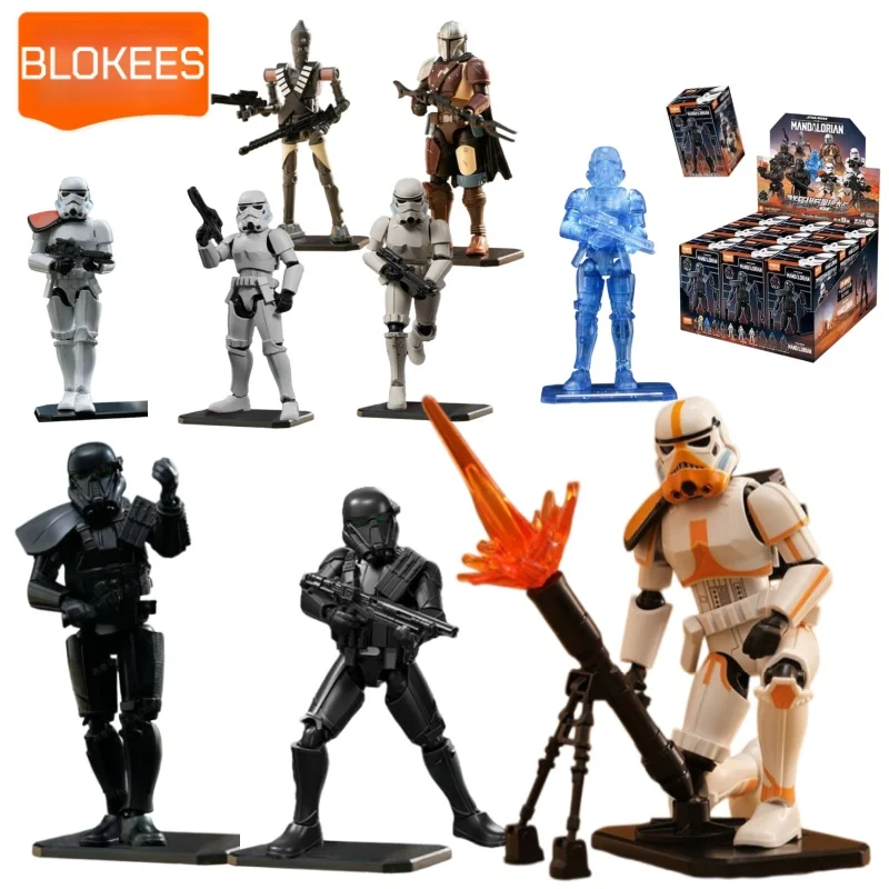 Blokees Star Wars Star Collection Wave 3 Suppressive Fire Stormtroopers Articulated Buildable Figure Collectible Assembly Model