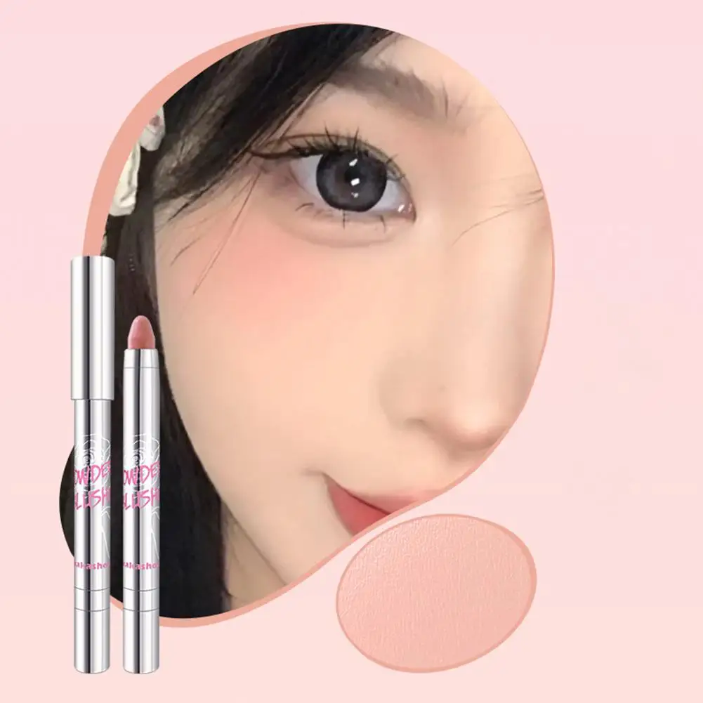 Blush Oogschaduw Potlood Wang Ogen Basis Contour Tint Make-Up Rouge Pen Stick Zoete Crème Korea Meisje Gezicht Blush Cosmetisch Roze V2m4