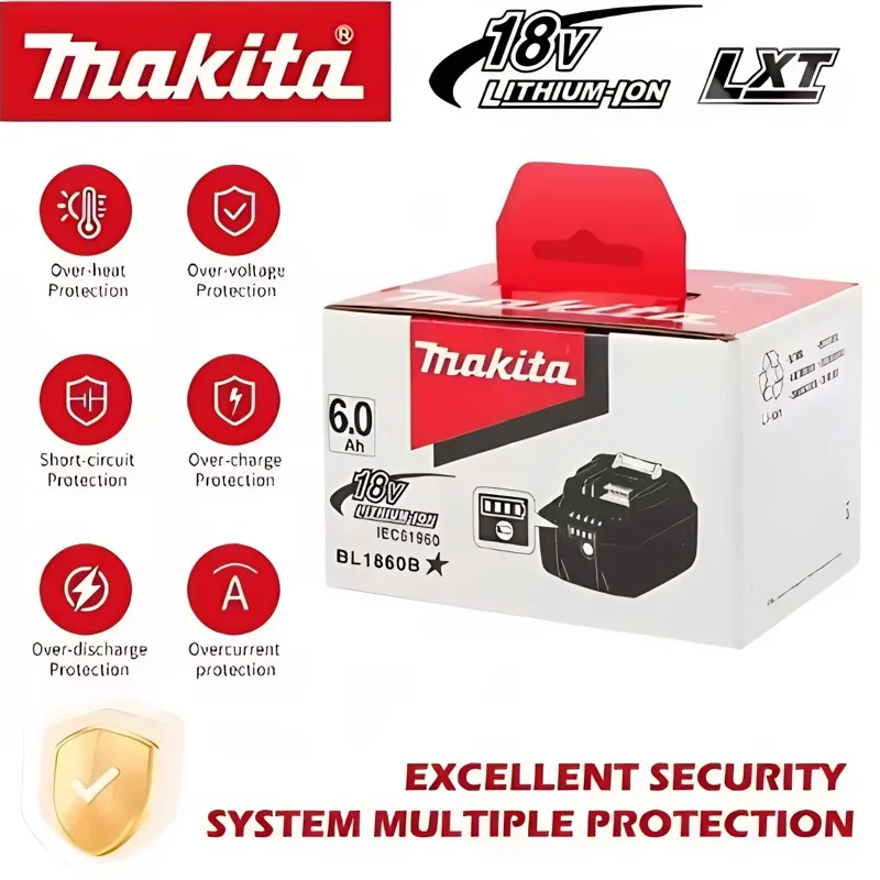 

New Makita BL1860 BL1850B BL1850 BL1840 BL1830 Screwdriver Battery & Charger 18v Replacement Power Tool Batteries..