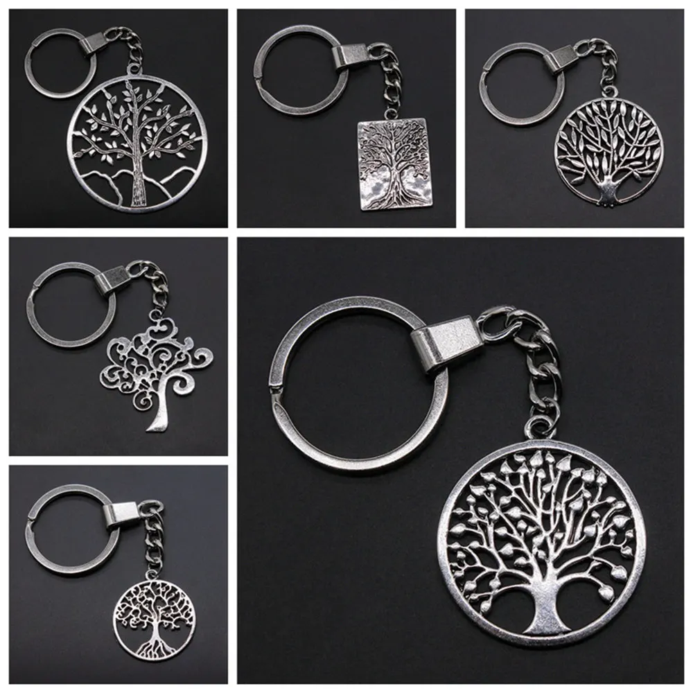 

1 Piece Tree Of Life Charms Jewelry For Women Dropshipping DIY Fashion Keychain Key Holder