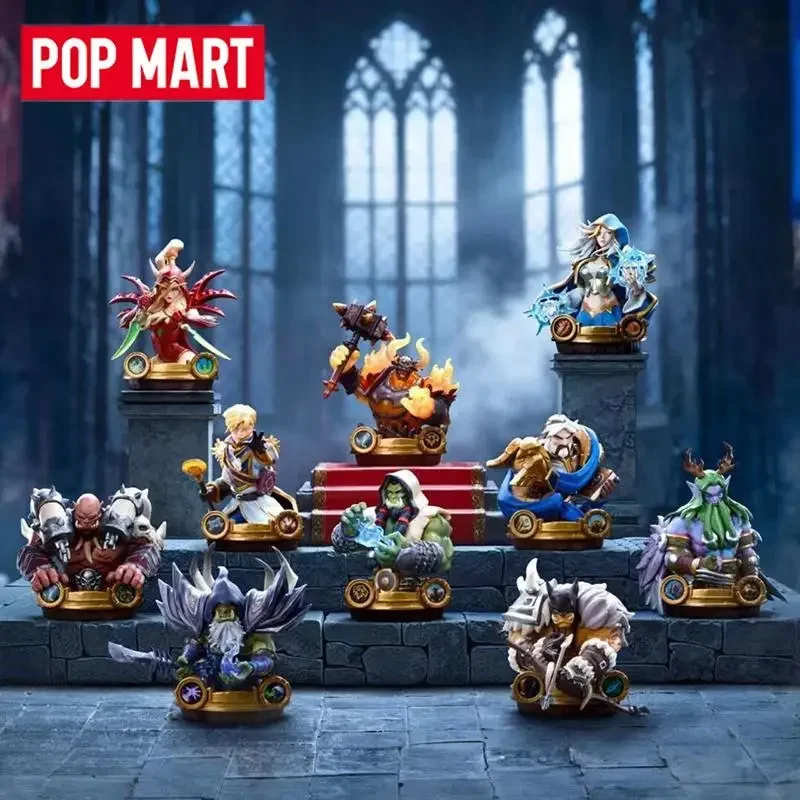 البوب مارت Hearthstone أساطير في الحانة سلسلة صندوق أعمى تخمين حقيبة صندوق غامض اللعب دمية لطيف أنيمي الشكل سطح المكتب الحلي هدية #3