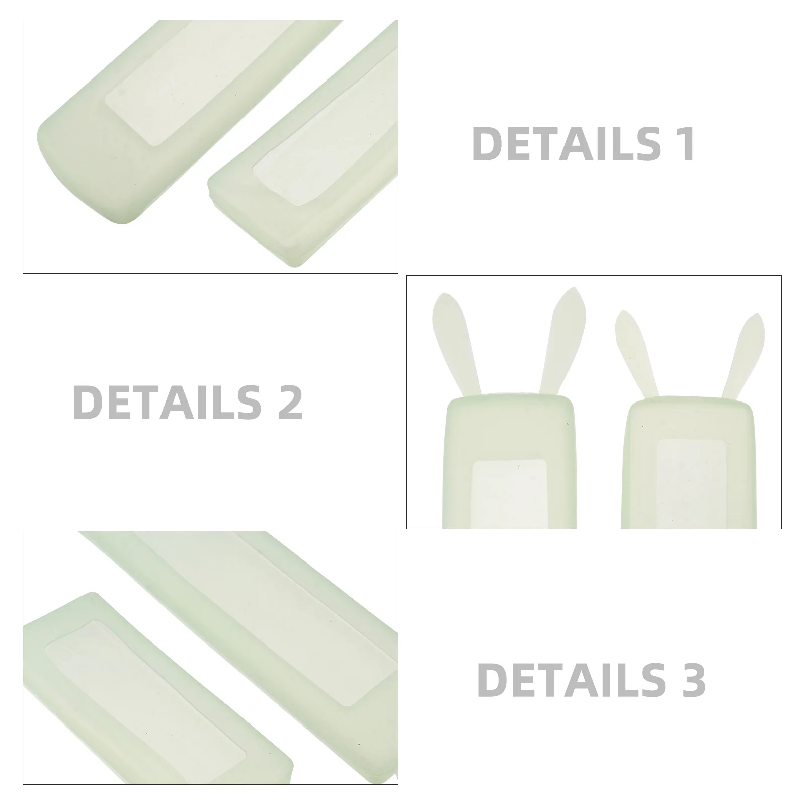 

4PCS Remote Controller Cover Protector Case Shine Silicone Anti Slip Dust Proof Waterproof Remote Dust Cover Controller