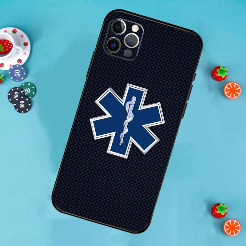 حالات الطوارئ الطبية نجمة الحياة قضية الهاتف آيفون 17 الهواء 16 15 14 13 11 12 برو ماكس 13 12 mini 15 16 Plus 16e غطاء فوندا