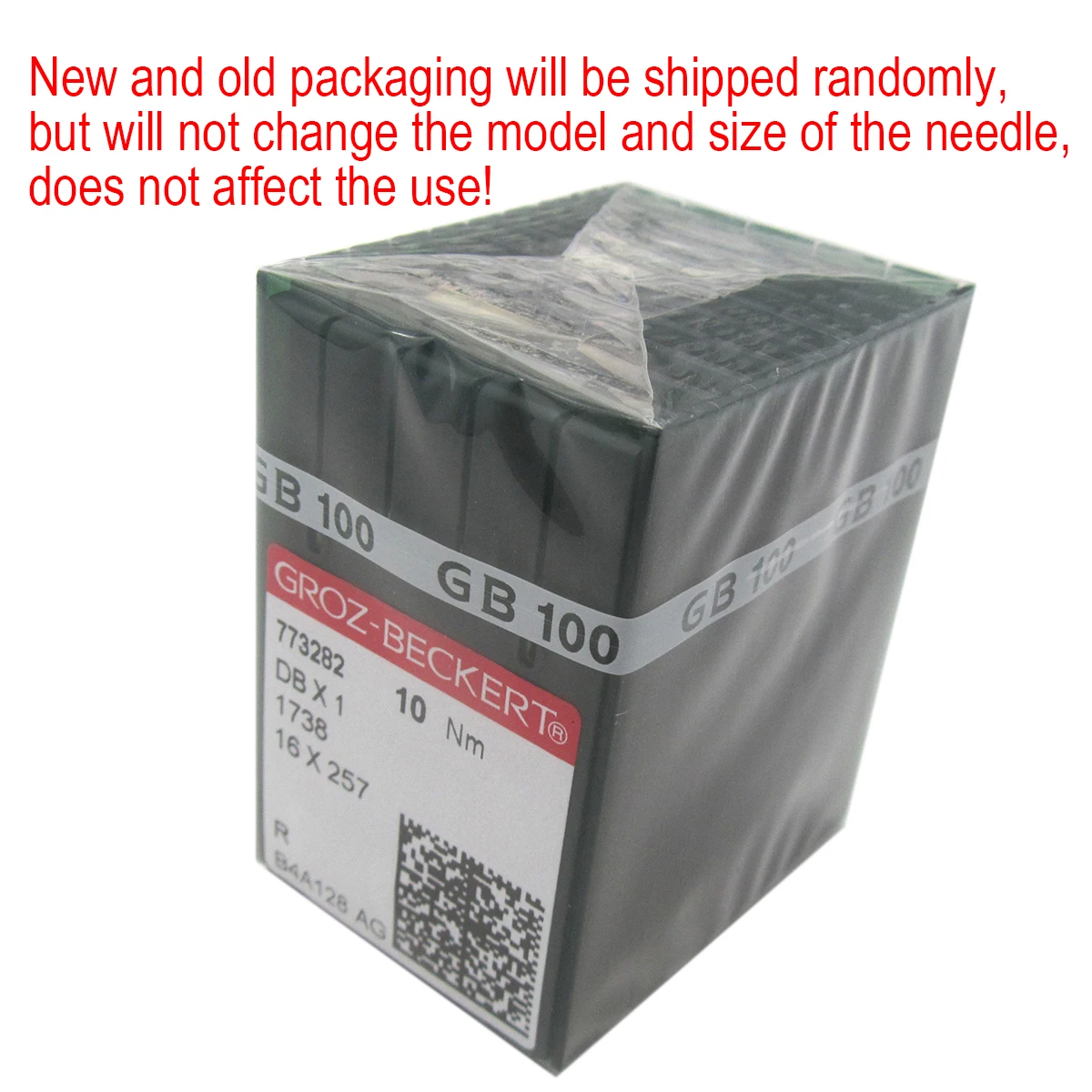 100PCS Groz Beckert DBX1 1738 16X257 Sewing Machine Needles Compatible with JUKI DDL,BROTHER DB2