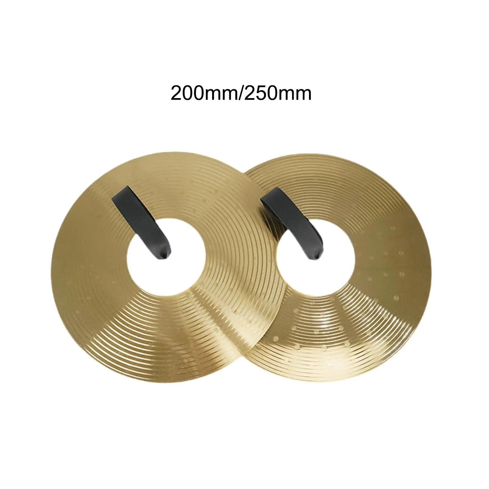 Crash Cymbals Pair Rhythm Beat Musical Instrument Practical Hi Hat Cymbal Percussion for Party Performance Players Band Lovers