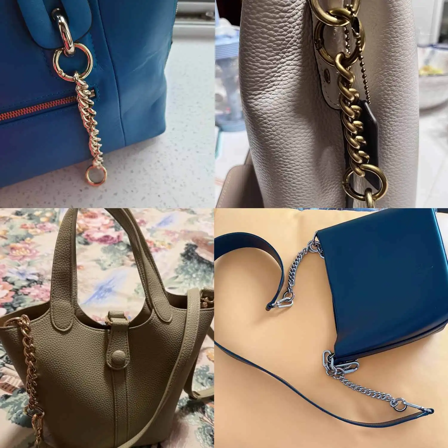 Purse Strap Extender Bag Extender Chain Replacement Purse Chain Extender Bag Charms for Crossbody Bag Purse Shoulder Handbags