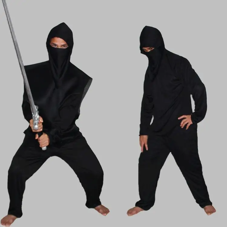 Costume adulto Bla Ninja Samurai Nightwalker loween Outfit Tradizionale cinese Spettacolo teatrale Faion etnico da donna