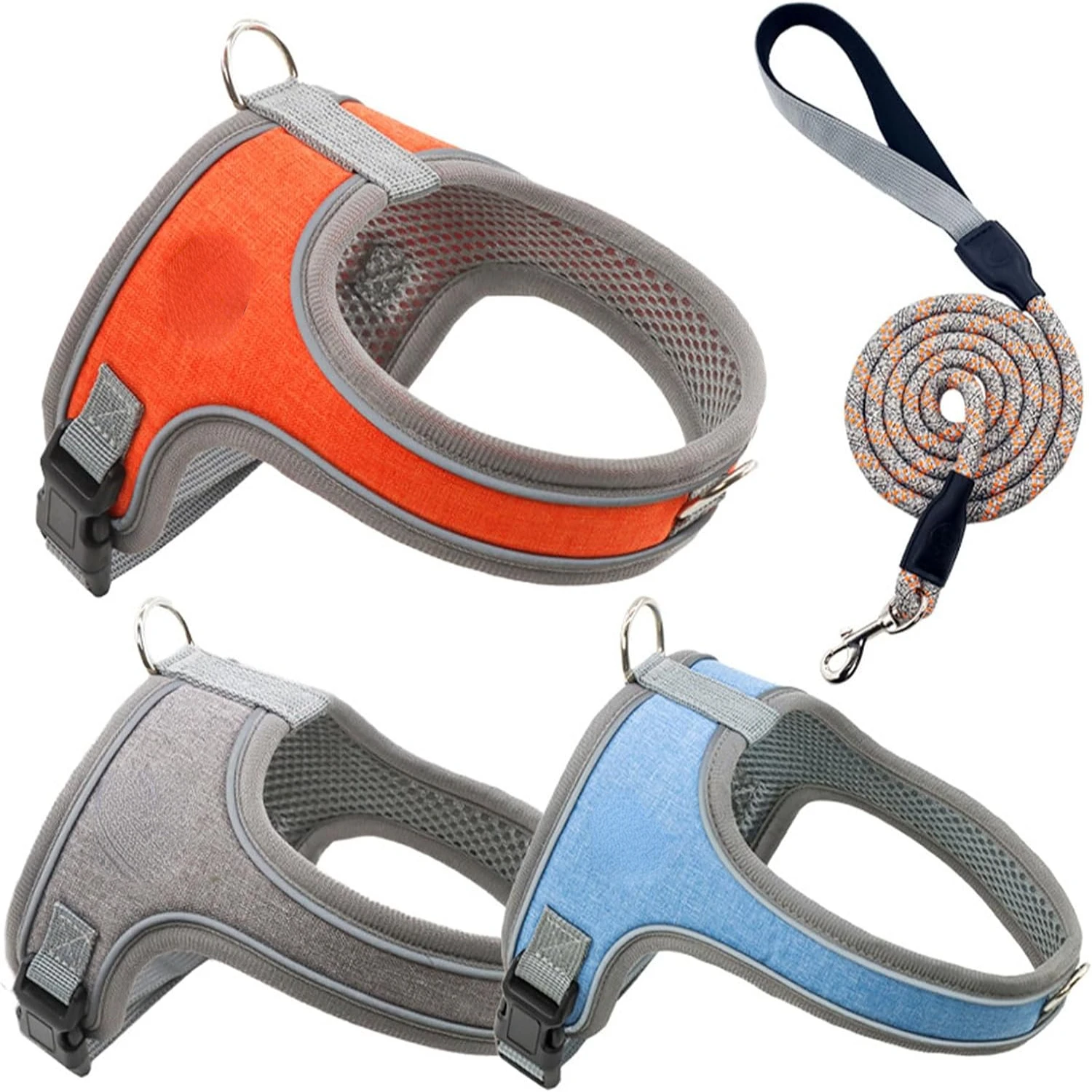 Extra Large, Strong, and Multicolored Dog Harness Vest for Maximized Safety, Enhanced Comfort, and Ultimate Security - Improved