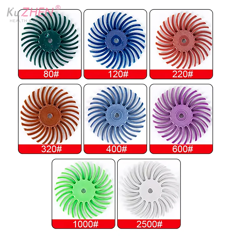 10 قطعة/الحزمة التفاصيل إطارات لامعة القرص عدة ل أداة دوارة اكسسوارات فرشاة كاشطة 2 2.35 مللي متر عرقوب التفاصيل أداة تلميع