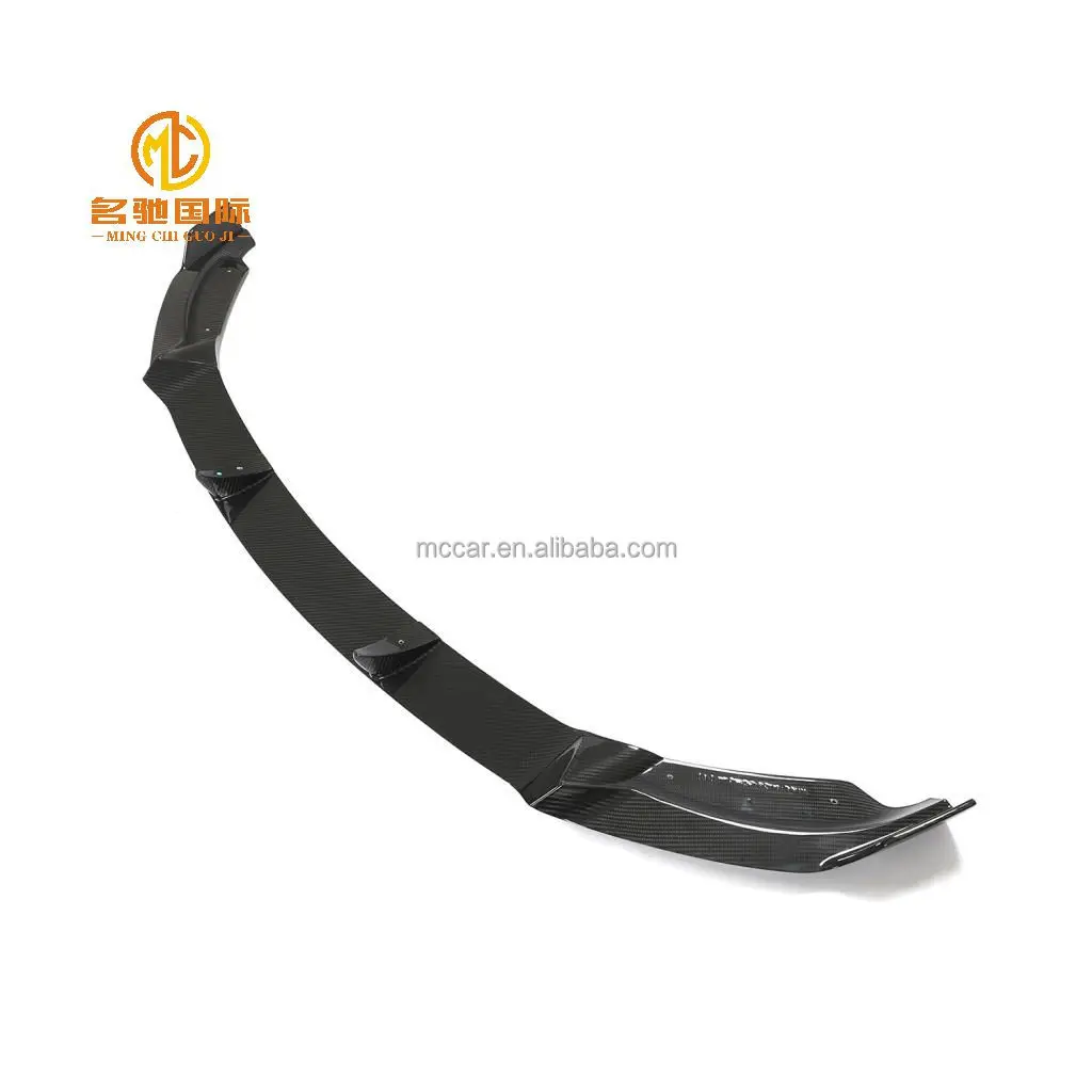 High quality For Tesla MODEL Y MC style  Dry carbon fiber front lip