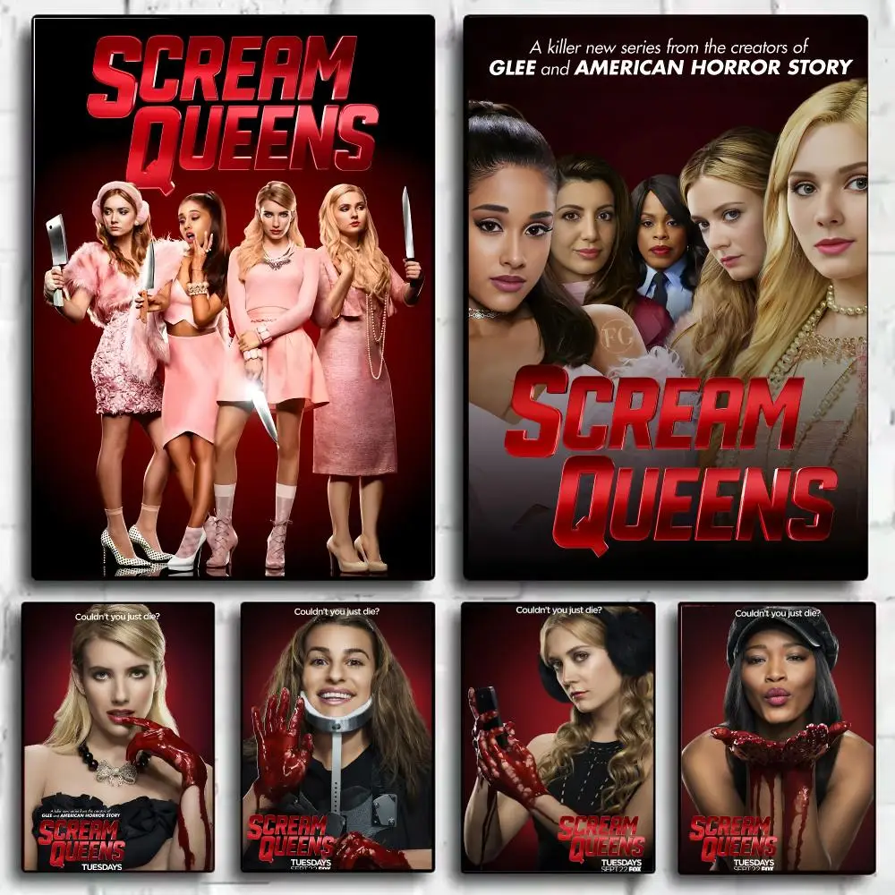Horror Sequel S-Scream Q-Queens Poster Wall Art Poster Print Decorative Artwork for Bedroom Living Room Office Home Decoration