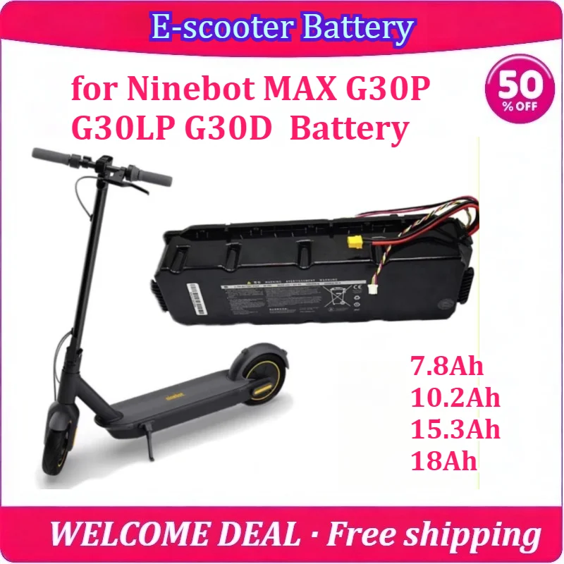 for Ninebot MAX G30P G30LP G30D Electric Scooter Battery