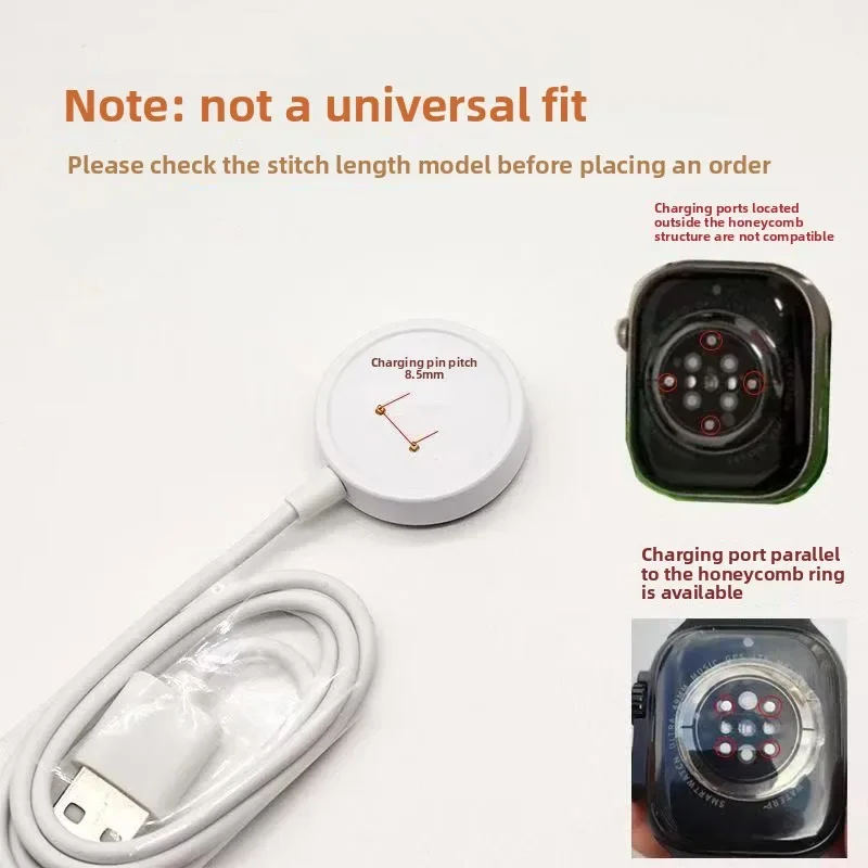 Charger for Huaqiangbei Smart Watch DW89 DW88 DW98 S12 S10 S8 Cellular Watch Ultra S9 Ultra2 CDS9 DS8 WK89 VP600 WTK89 GS29 CD99