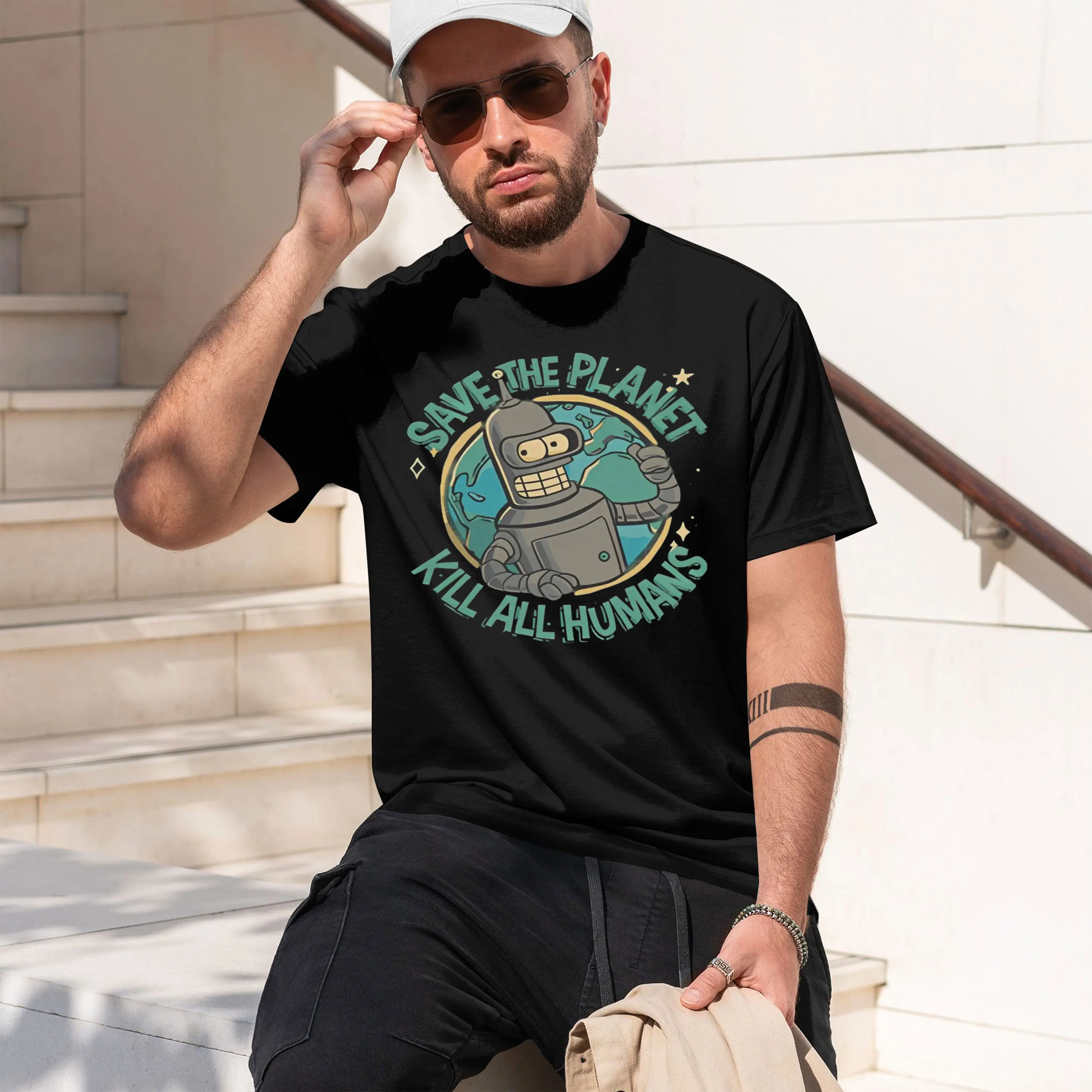 Save The Planet All Humans Womens Clothing Men's Crew Neck …