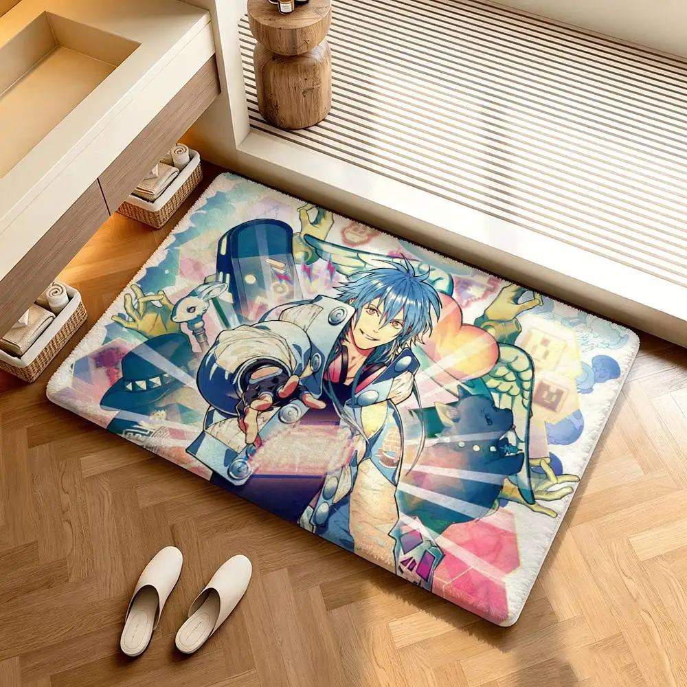 D-DRAMAtical Murder Clear Aoba  Shower Room Absorbent Small Floor Mat Soft Comfortable Decorative Foot Mat