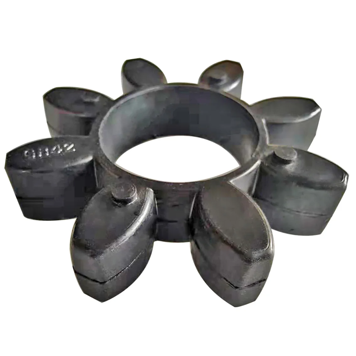 1PCS Rubber/high-temperature Resistant GR Type Plum Blossom Buffer Pad Black Coupling Buffer Octagonal Pad