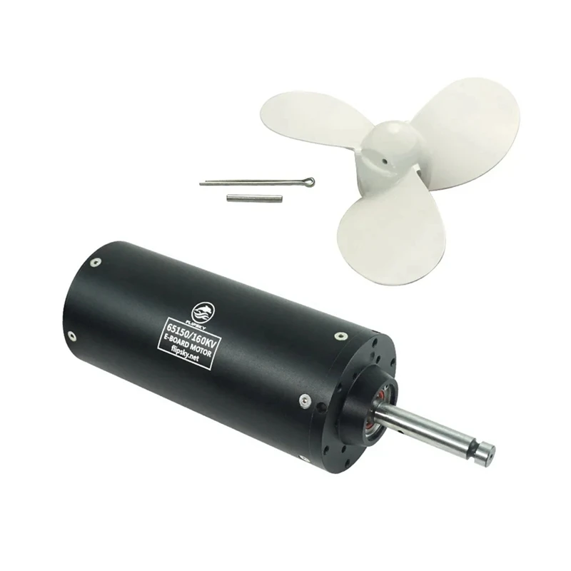 Flipsky 65150 silnik + 7-calowe śmigło 160KV 3000W IP68 wodoodporny silnik BLDC/ESC do łodzi surfingowej podwodny ster strumieniowy Hydro Efoil