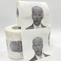 1Roll Novelty Joe Biden Pattern Toilet Paper Roll Novelty Gift Bathroom Paper Towel Funny Home Paper 150 Sheets
