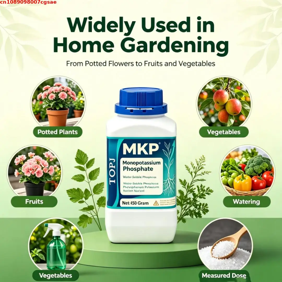 MKP Monokaliumphosphat, wasserlöslicher Phosphor-Kalium-Nährstoff für Topfpflanzen, Obst, Gemüse und den Hausgarten. – Detail 8