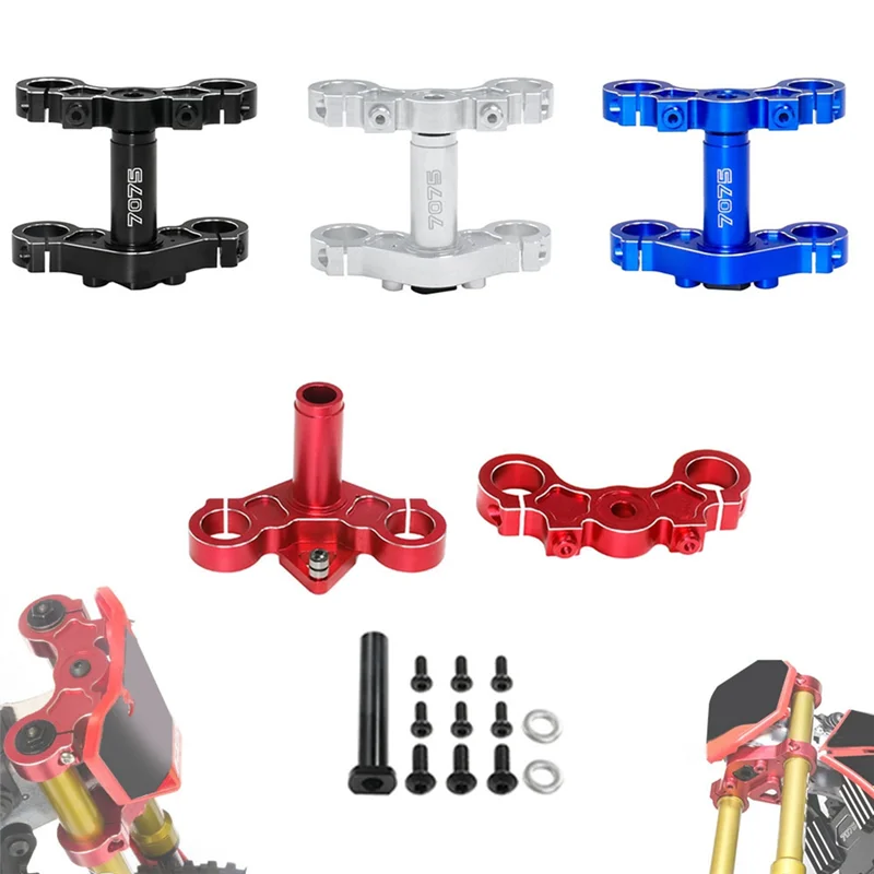 

DELAM-для LOSI 1/4 Promoto-MX, передняя подвеска для электрического мотоцикла, фиксированный треугольник, встроенный 264004, аксессуар для запасных частей