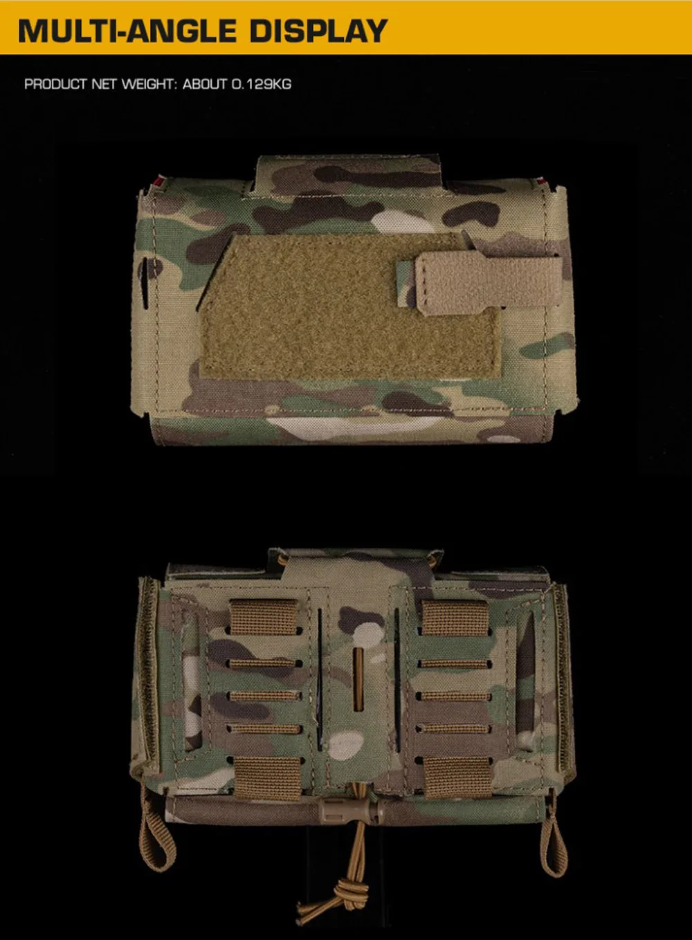 Taktische Tasche Agilit Style MD2 Compact Trauma Kit IFAK Medizinische Erste-Hilfe-Pack Überlebensausrüstung Aufbewahrung für Outdoor-Jagdcamping – Detail 3