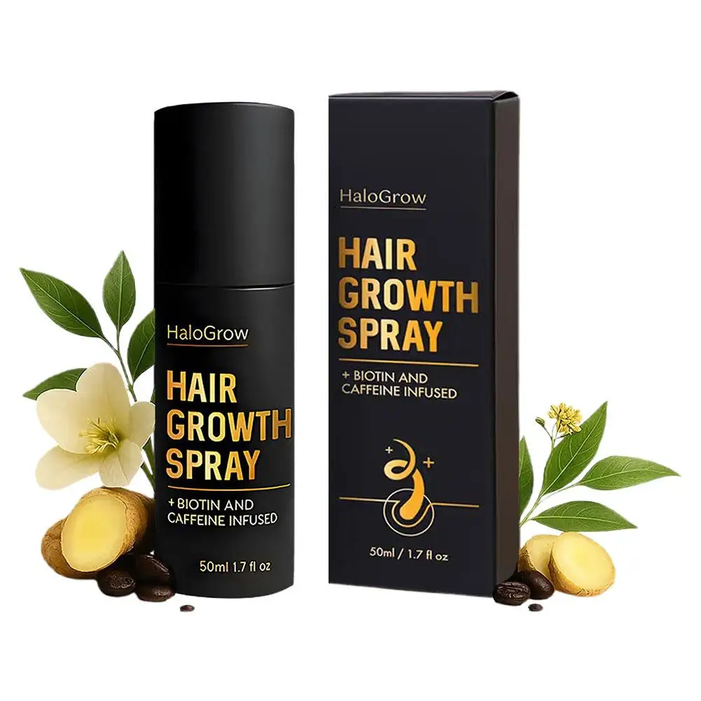 

50ml Hair Growth Treatment Spray Ginger Serum Hair Root Activator Strengthens Follicles Reduces Hair Loss Anti Itching Scalp Car