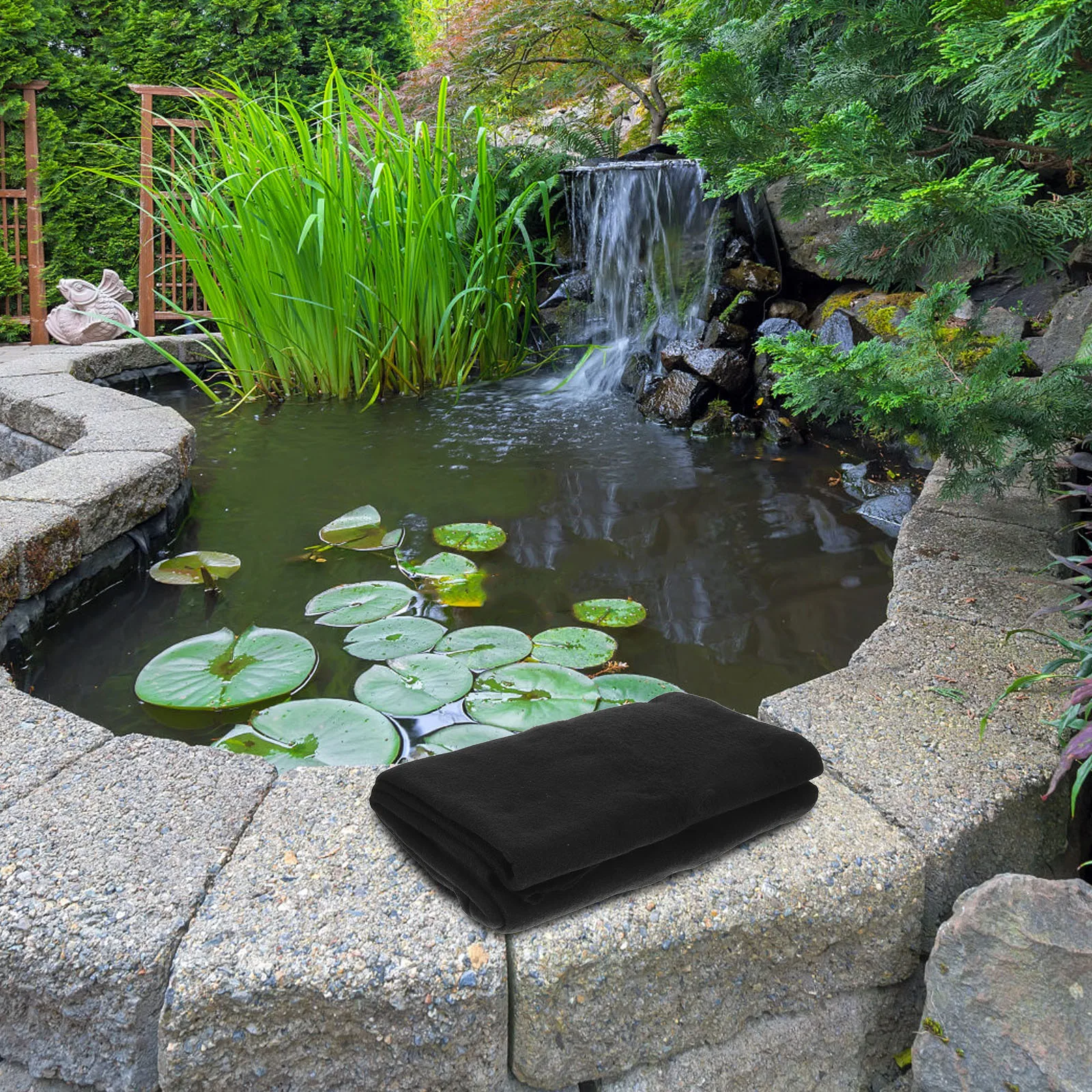 

Многоразовая подкладка премиум-класса из нетканого материала, противоударная подкладка для садового бассейна, коврик для прочного брезента, уличная вода