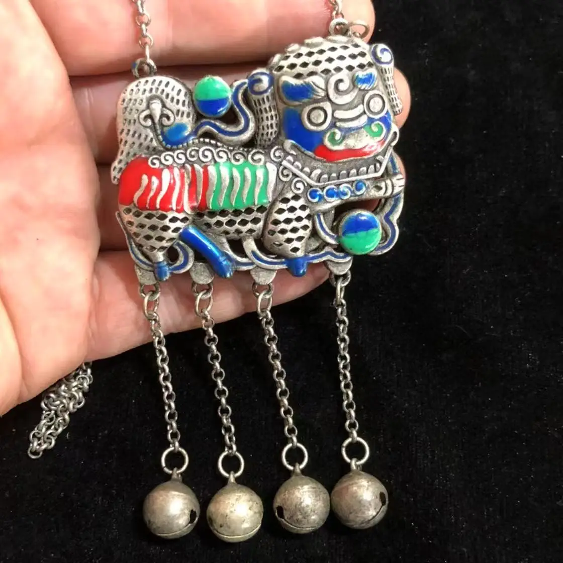 ジュエリーシリーズ、アンティーク貔貅ペンダントアクセサリー、エスニックスタイル