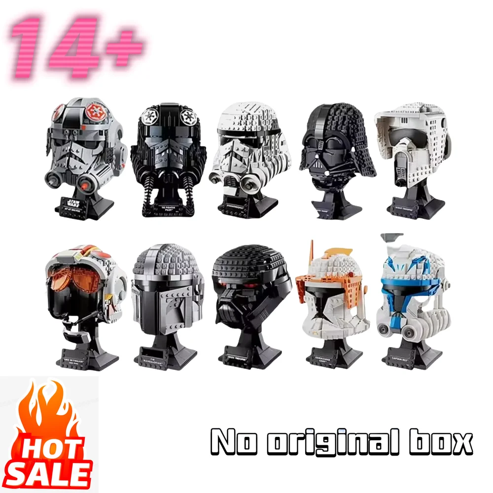 Modèle de construction de vaisseau spatial 2026 Nouveau modèle de casque de pilote de chasse TIE de la guerre des étoiles, assemblage d'architecture, blocs de construction 75276, cadeau de Noël pour enfant