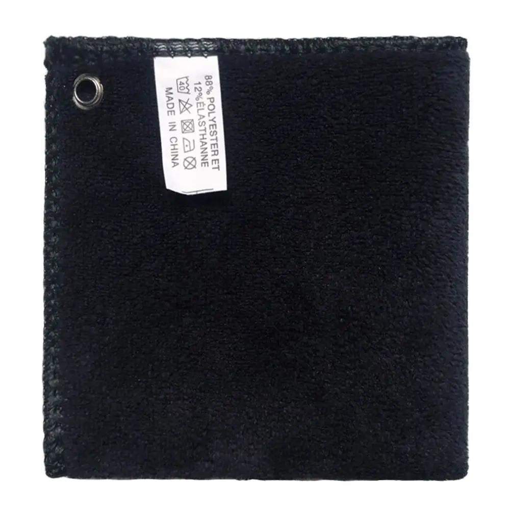 Durable Microfiber Golf Towel Absorbent with Retractable Hook Golf Cleaning Cloth Quick Drying Golf Wipe Cloth Golf Supplies