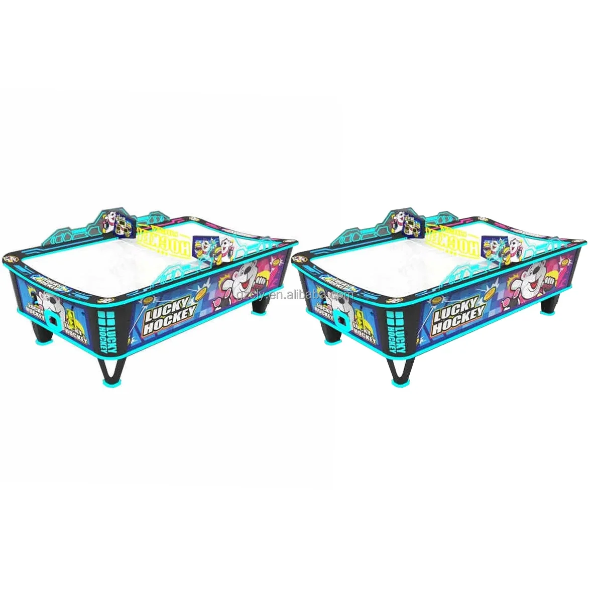 2026 Factory Price Amusement Arcade Training Indoor Air Game Table Flat Hockey Machine
