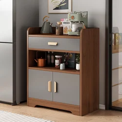 Dining Side Cabinet Wall Side  Large Capacity Cabinet Living Room Storage Cabinets Drawers Organizer Credenza Kitchen Furniture