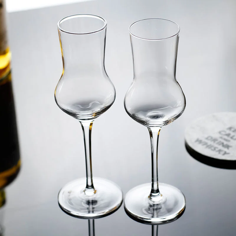 

Crystal Tulip Rum Liqueur Glass Older-Vintage Goblet Scotland Whisky Whiskey Snifter Brandy Nosing Glass Aperitif Sweet Wine Cup