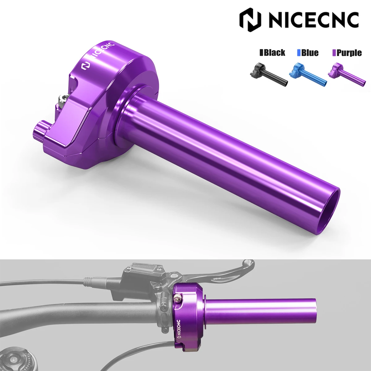 

NICECNC For Surron Light Bee X Throttle Housing Throttle Tube Kit For Sur-Ron Light Bee S L1E Surron Throttle Aluminum Part