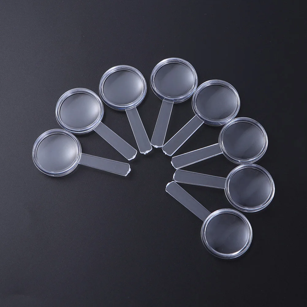 

12 Pcs Glasses Handheld Small Reading Magnifier Party Magnifying Bulk