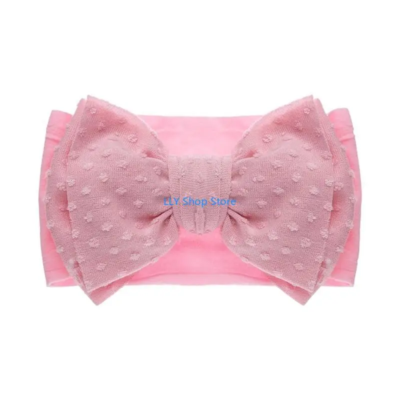 T8UD طفلة كبيرة الأقواس عصائب مطاطا Hairbands إكسسوارات الشعر صور الدعائم