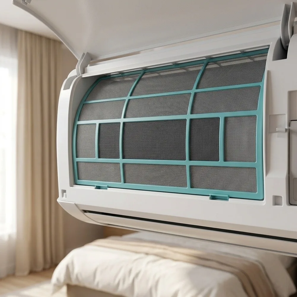 Air Conditioner Indoor Filter for 1P 1.5HP Wall Mounted Units Dust Prevention Function Compatible with Split AC