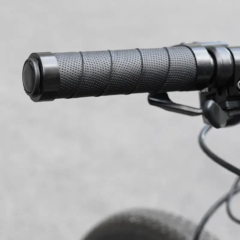 Road Cycle Handlebar Cover Cycling Handle Bar Grip 1 Pair Breathable Grip Non-slip PU Double-Sided Locking Wear-resistant Grip